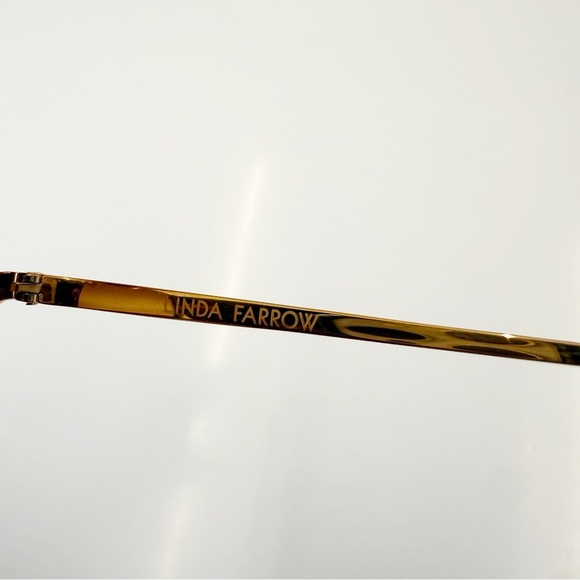 Linda Farrow Gold 774 C1 Jamila Cat Eye Sunglasses - Picture 4 of 6